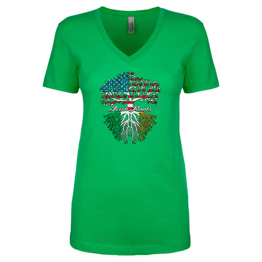 Irish Roots Ladies V-Neck