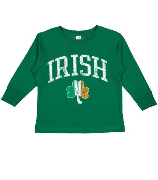 Kids Irish Shamrock Long Sleeve