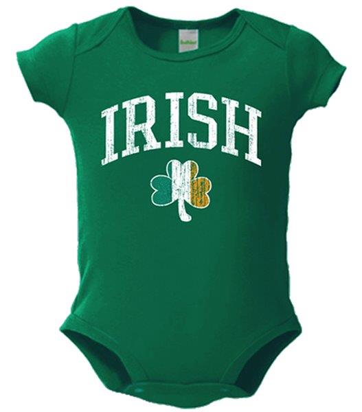 Kids Irish Shamrock Onsie