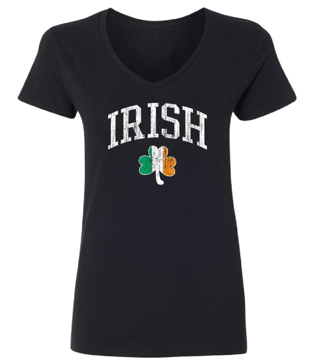 Irish Tri Color Shamrock T Shirt