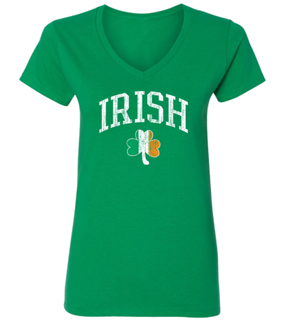 Irish Tri Color Shamrock T Shirt