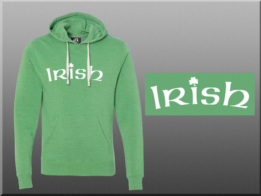 Irish Appliqué Tri-Blend hoodie