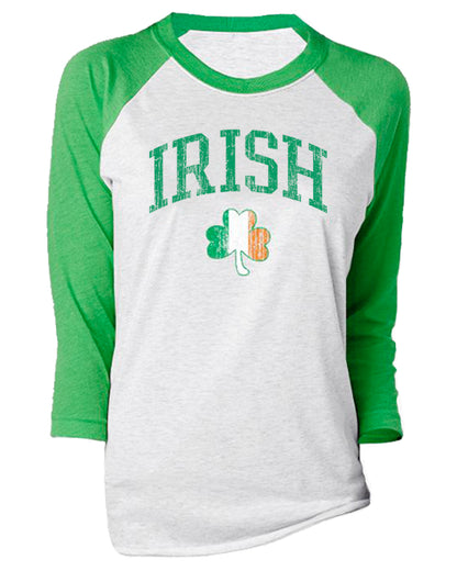 Irish Shamrock Baseball Tee