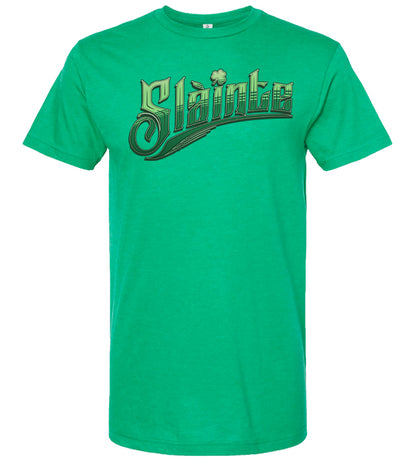 Slainte Heather Green T-shirt