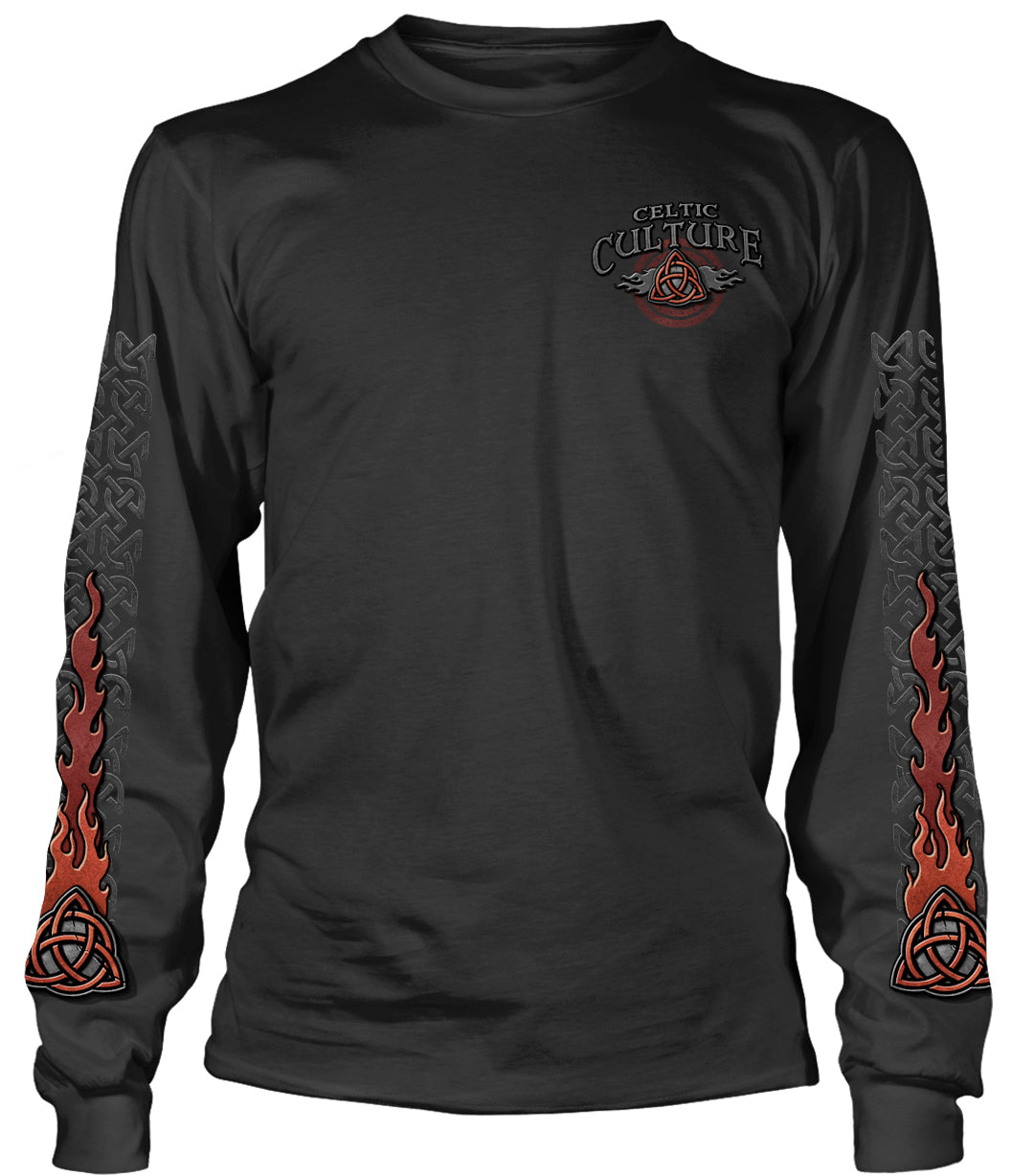 Celtic Culture Dragon with red foil Long Sleeve