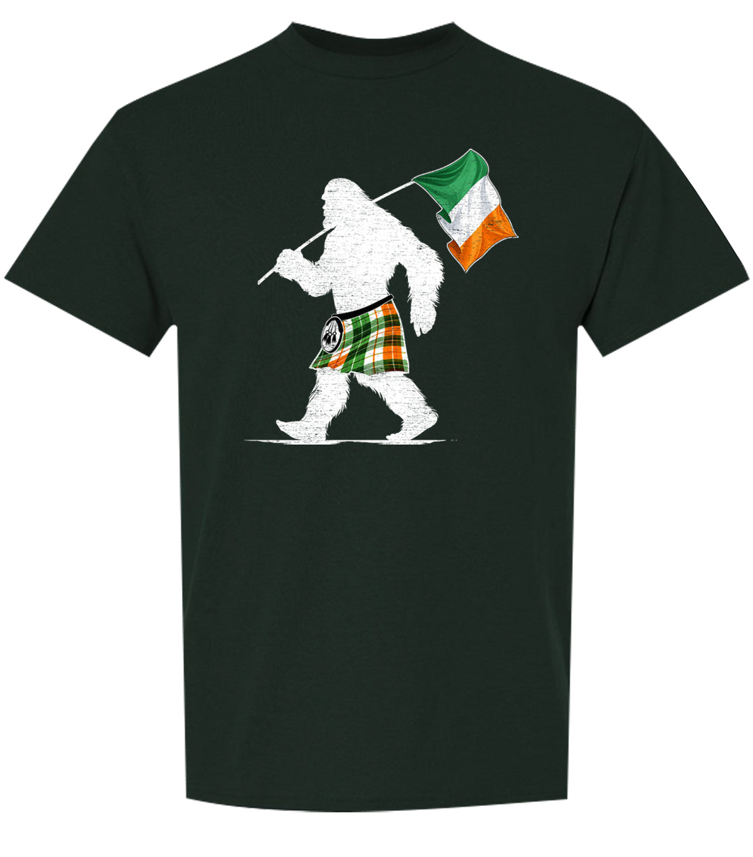 Forest Green SASQUATCH Irish T-shirt