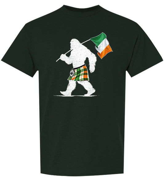 Forest Green SASQUATCH Irish T-shirt