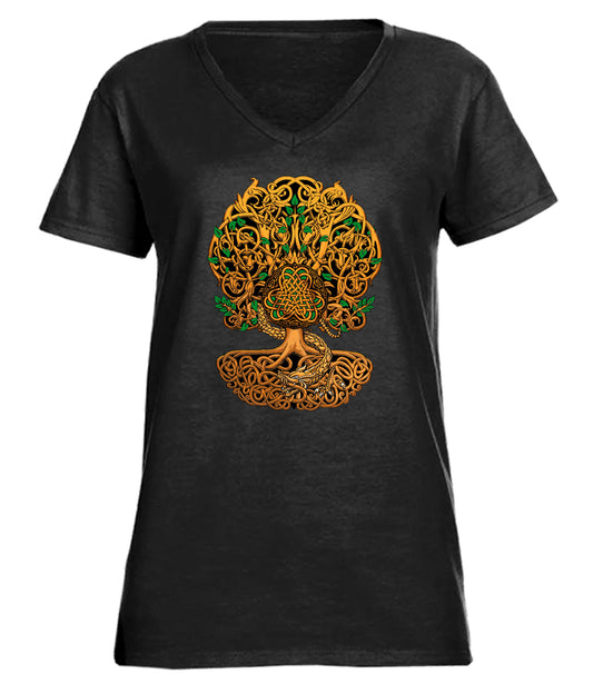Tree of Life Green Foil on Leaves