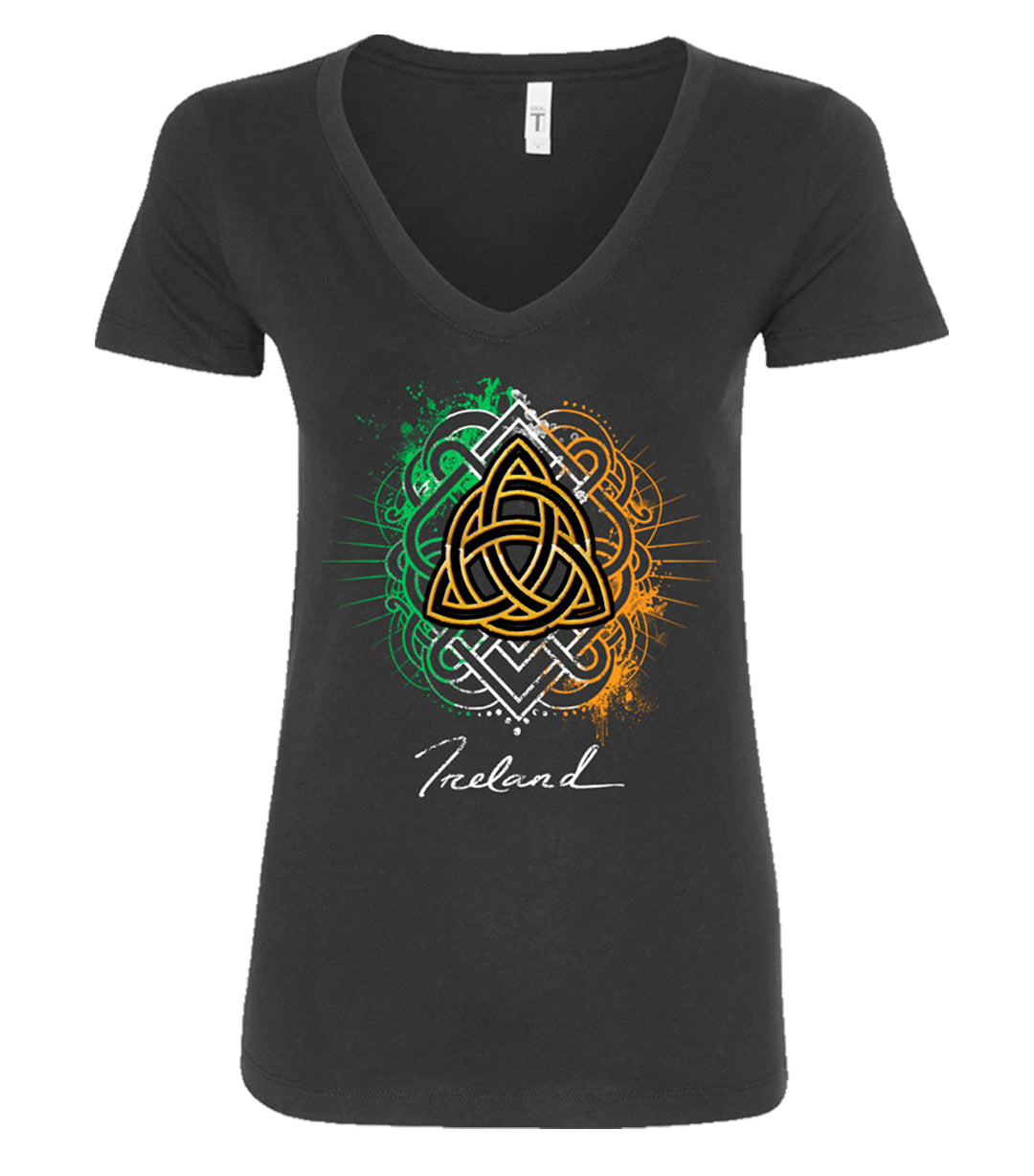 Celtic Culture Trinity Knot V-neck